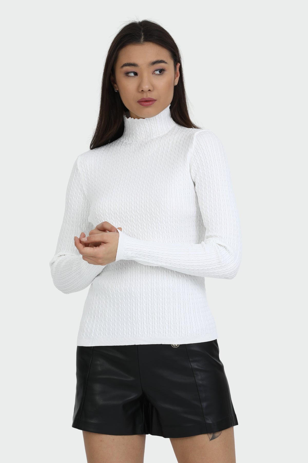 Knitted Half Fisherman Knitwear Sweater