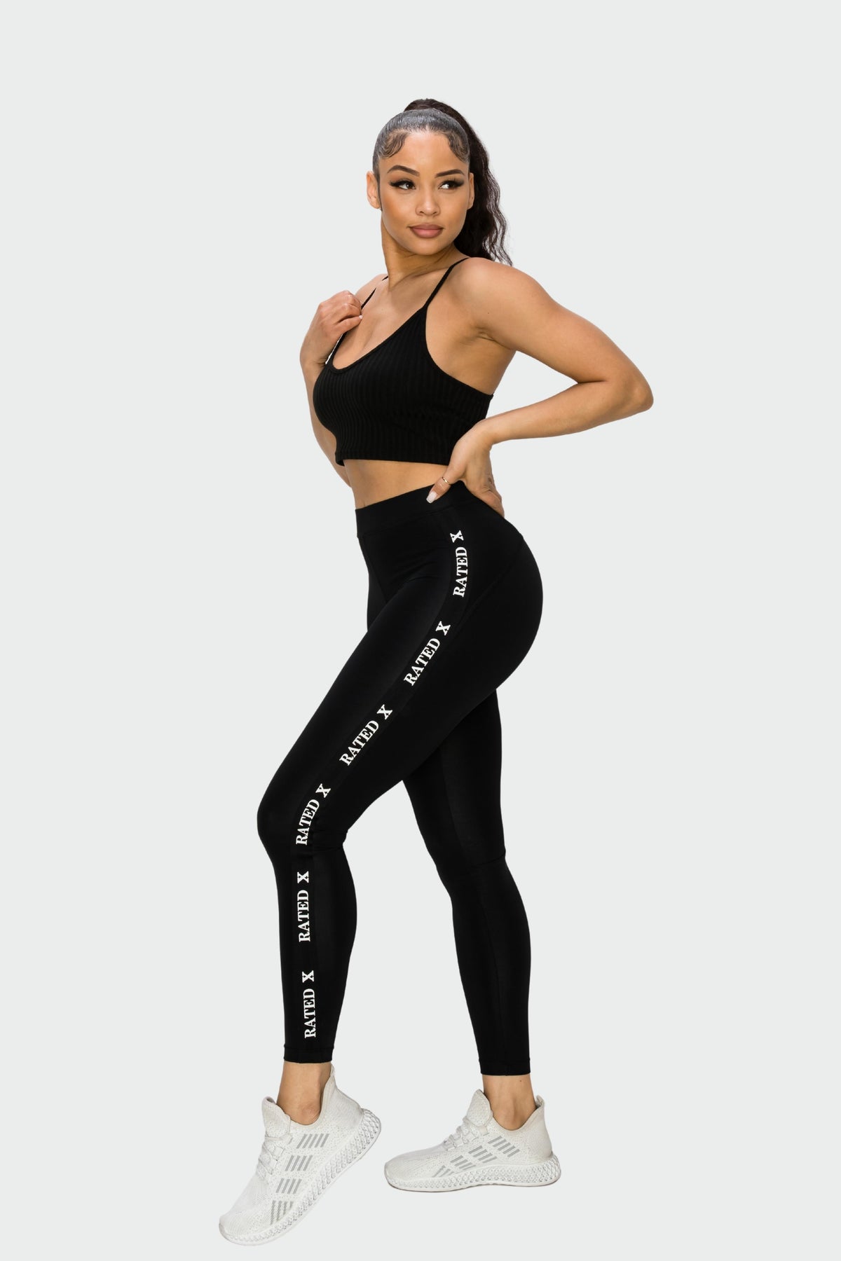 High waist tight, Black tight, basic tight, Black basic tight