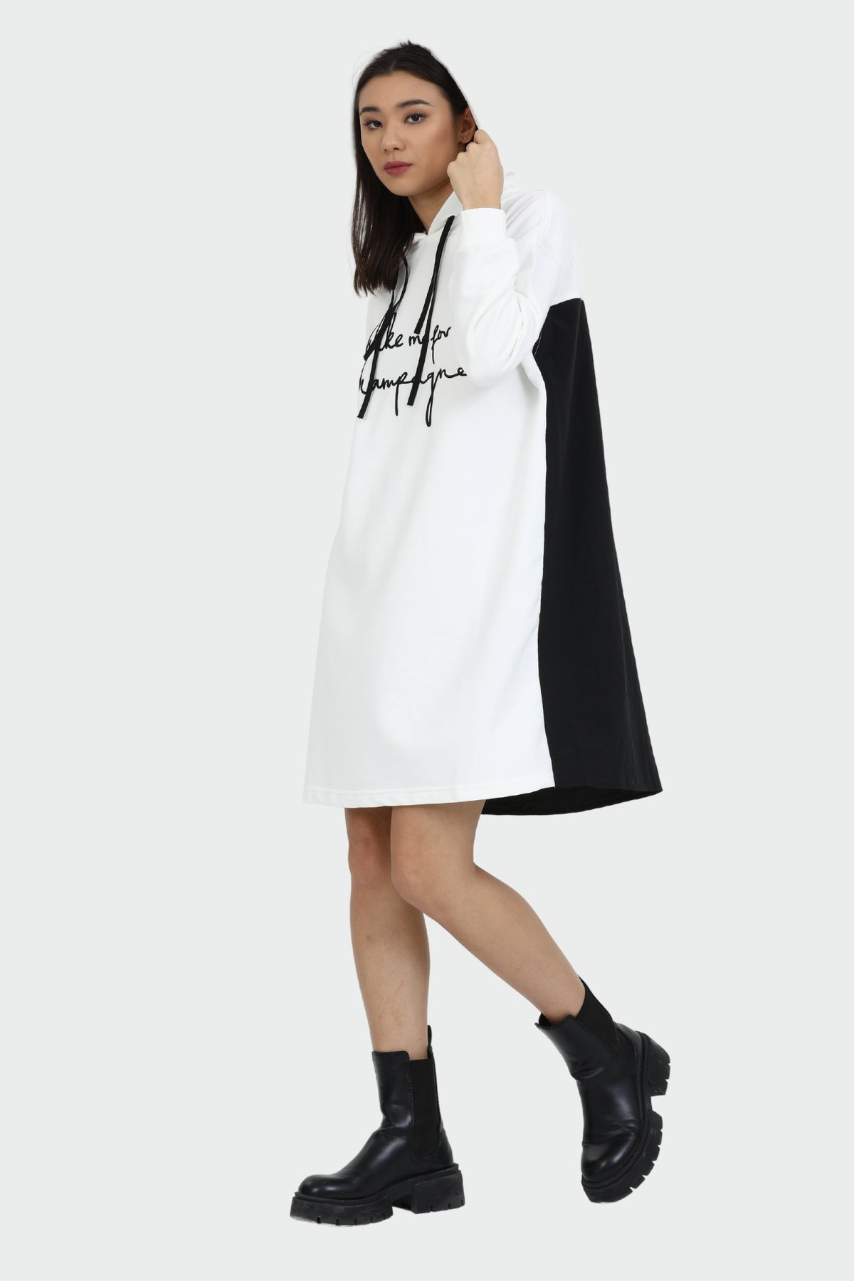 Hoodie Tunic Sweat Dress