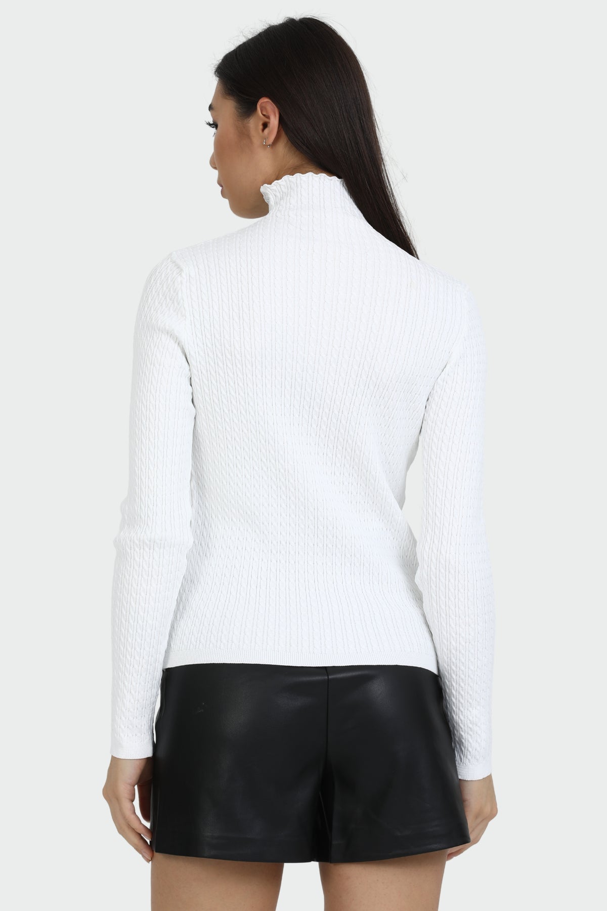 Knitted Half Fisherman Knitwear Sweater