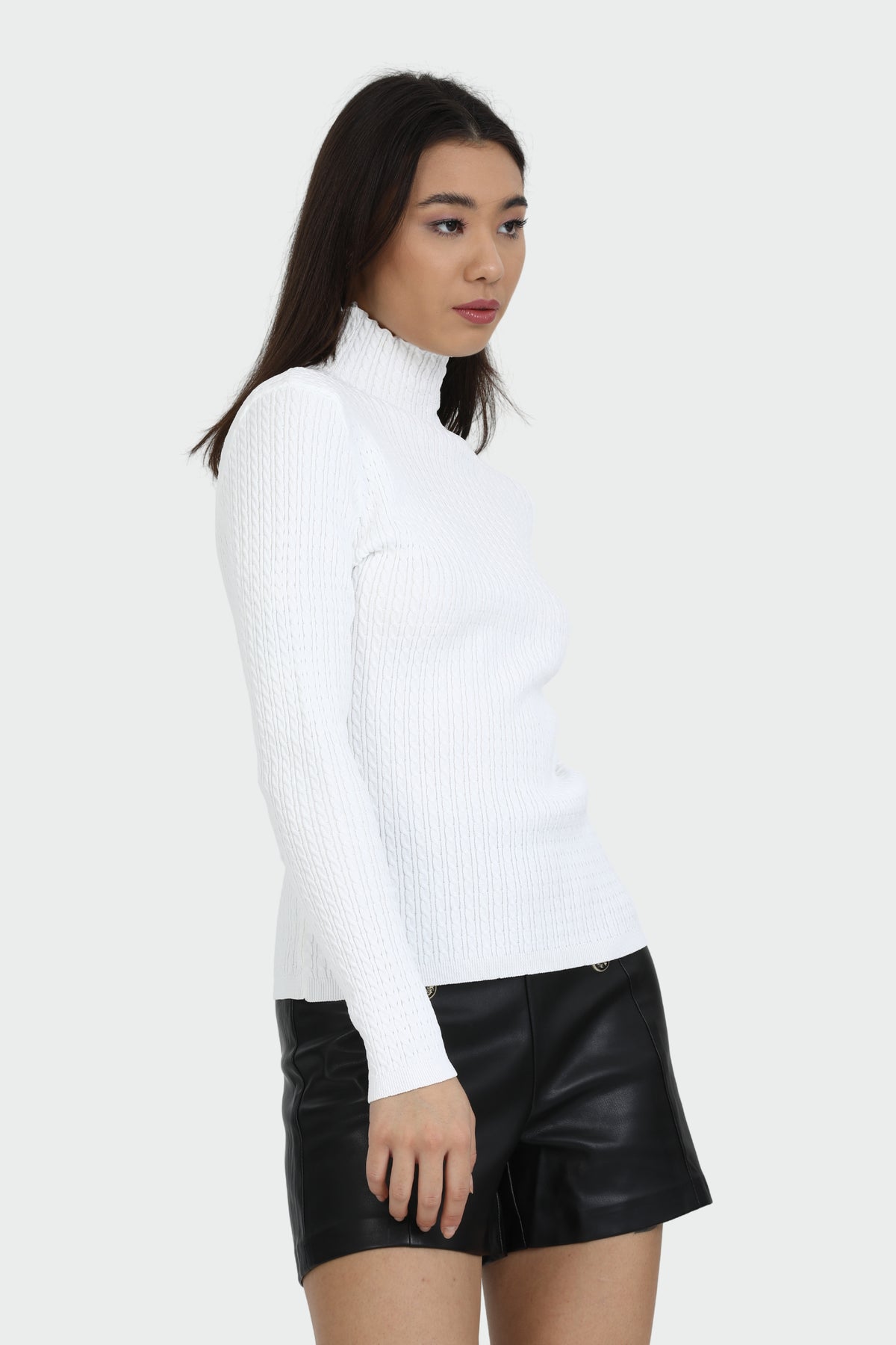 Knitted Half Fisherman Knitwear Sweater