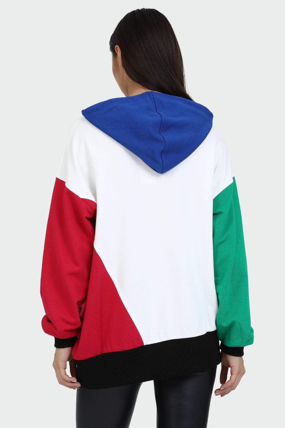 Zipper Accessorized Sweatshirt