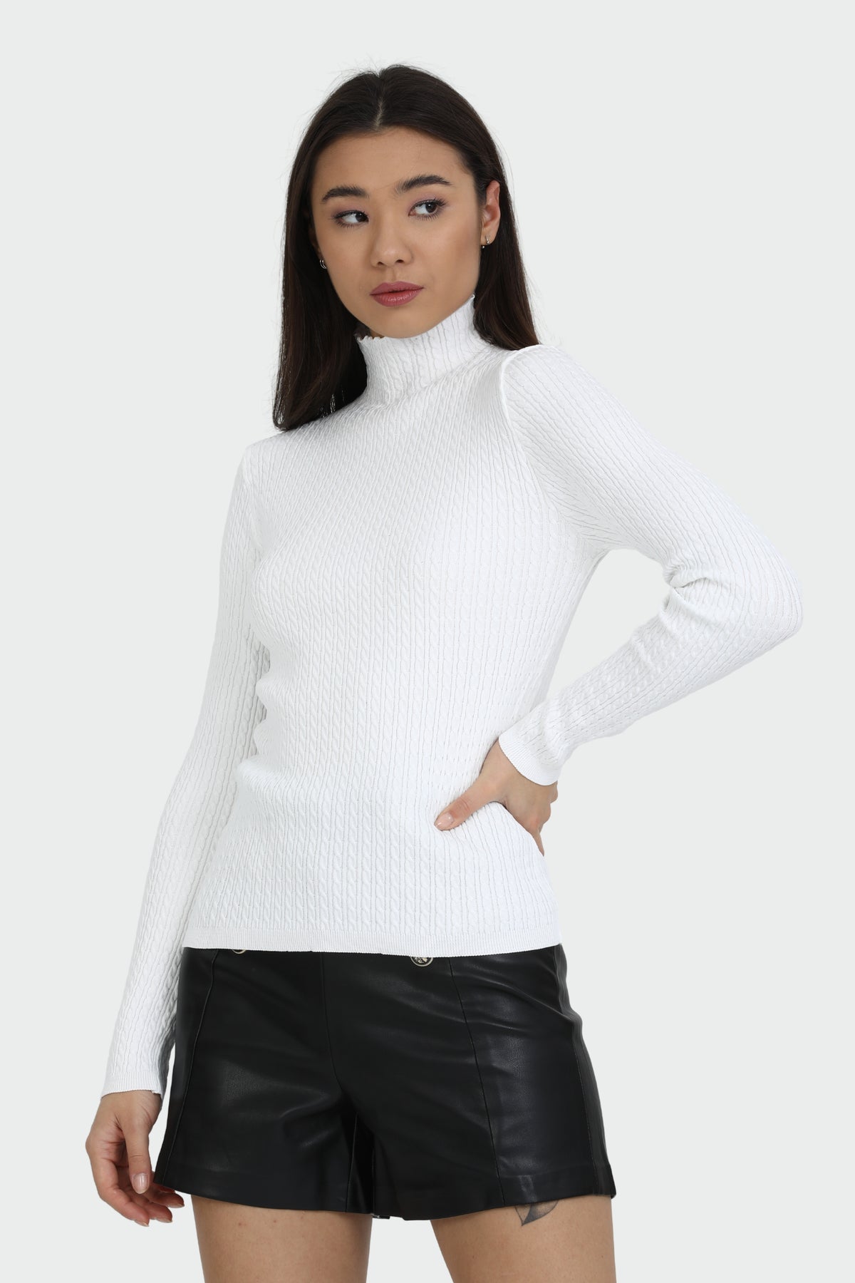 Knitted Half Fisherman Knitwear Sweater