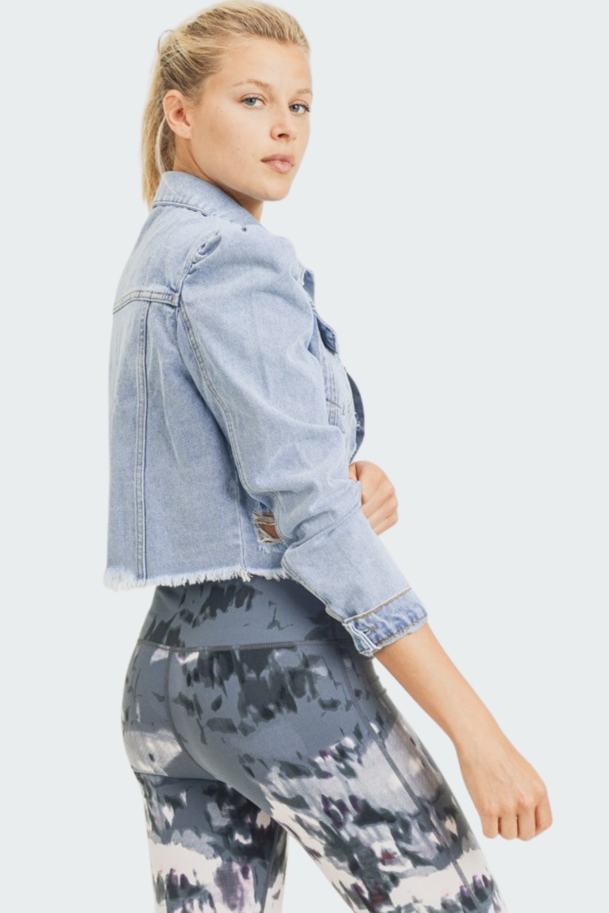 Distressed Denim Jacket