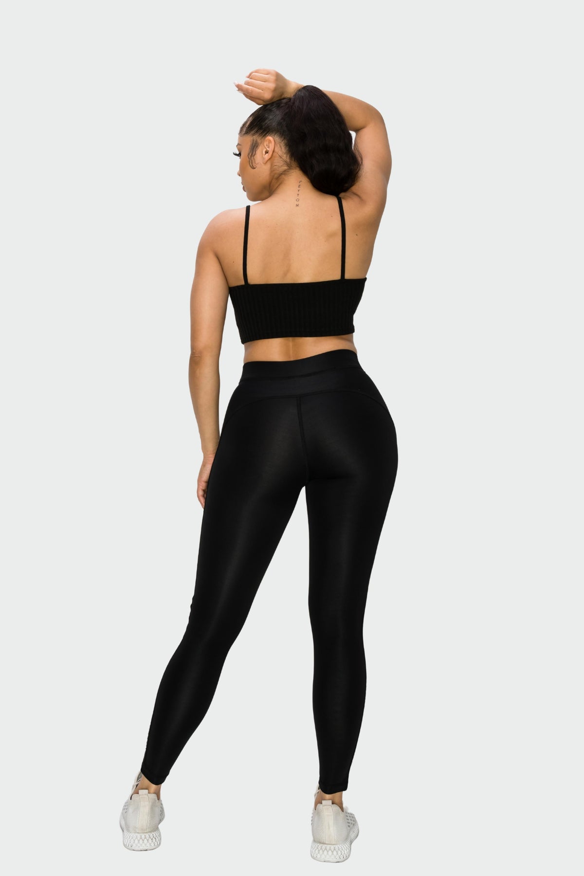 High waist tight, Black tight, basic tight, Black basic tight