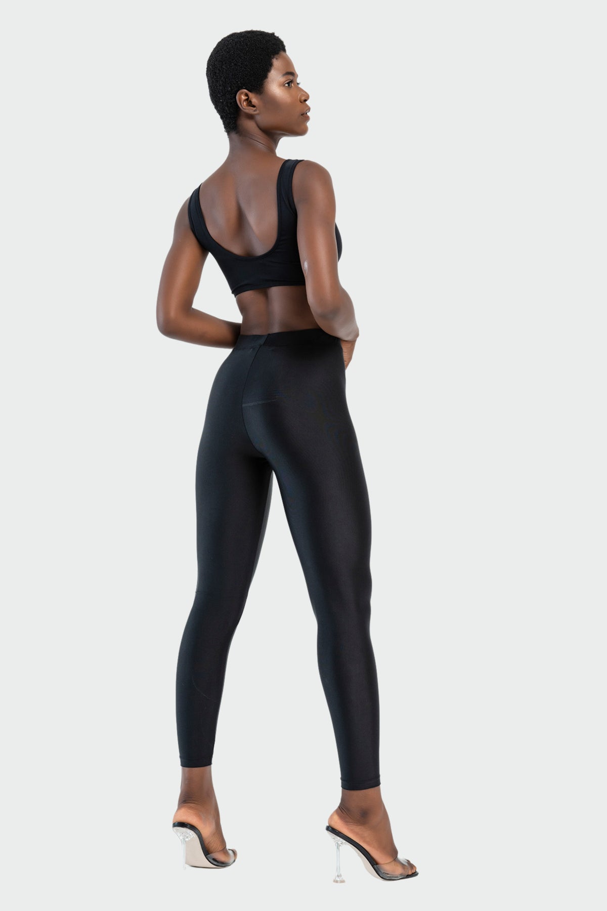 Shiny Black Leggings