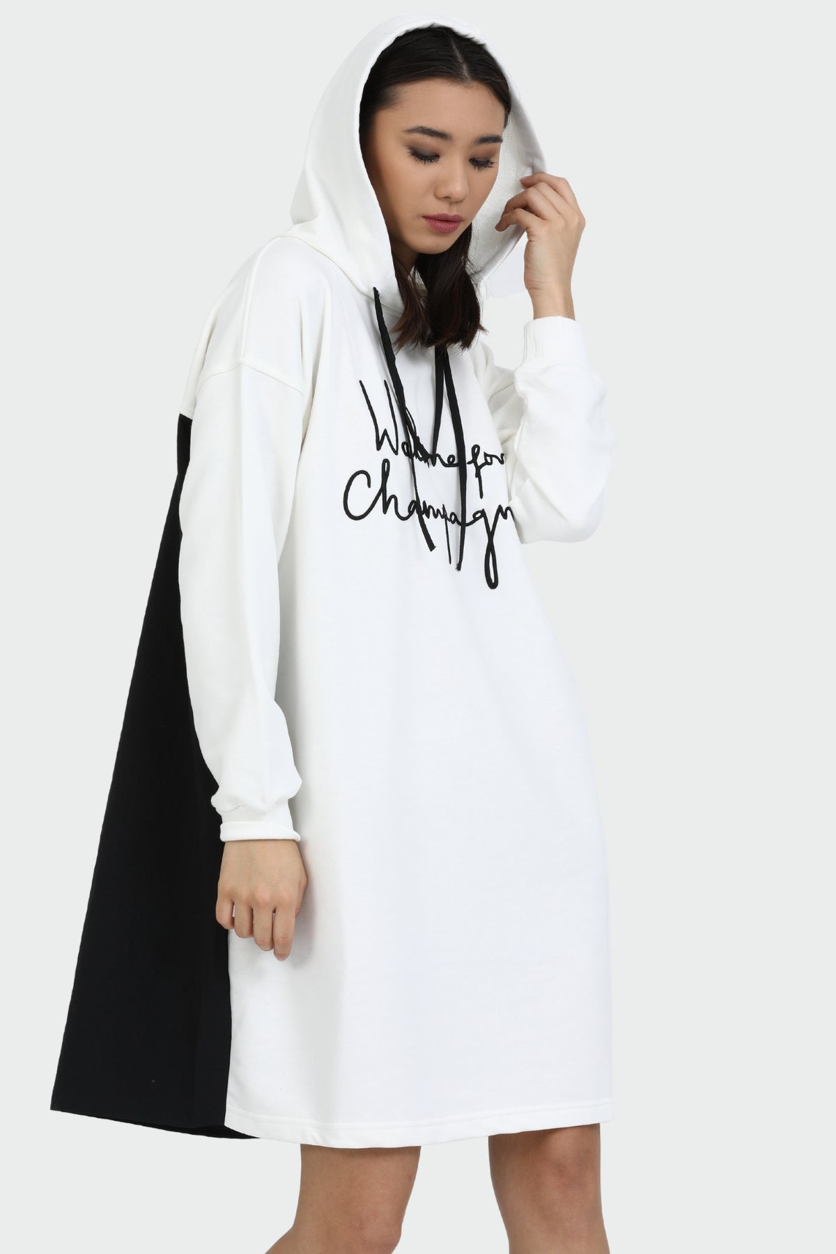 Hoodie Tunic Sweat Dress