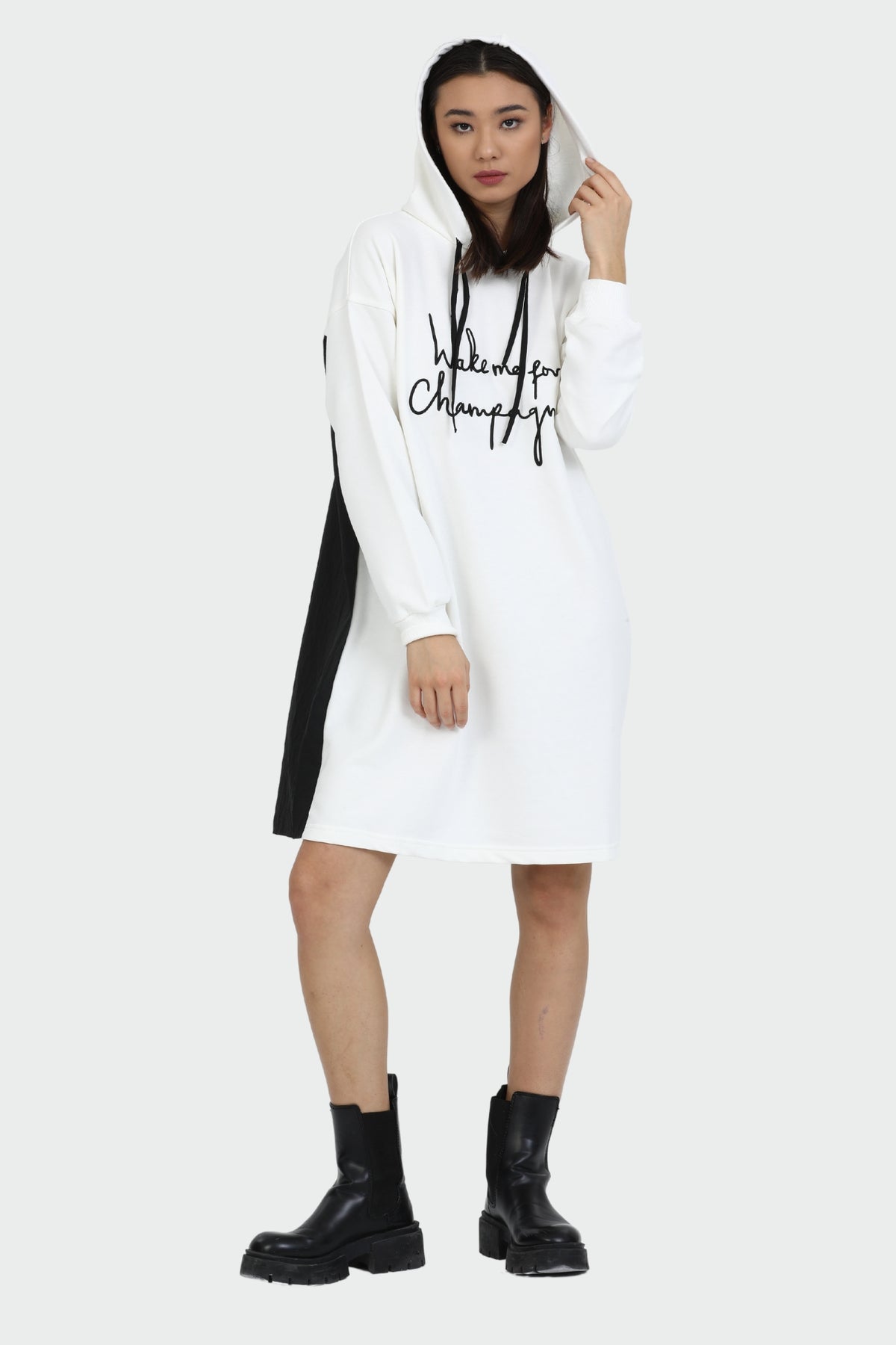 Hoodie Tunic Sweat Dress