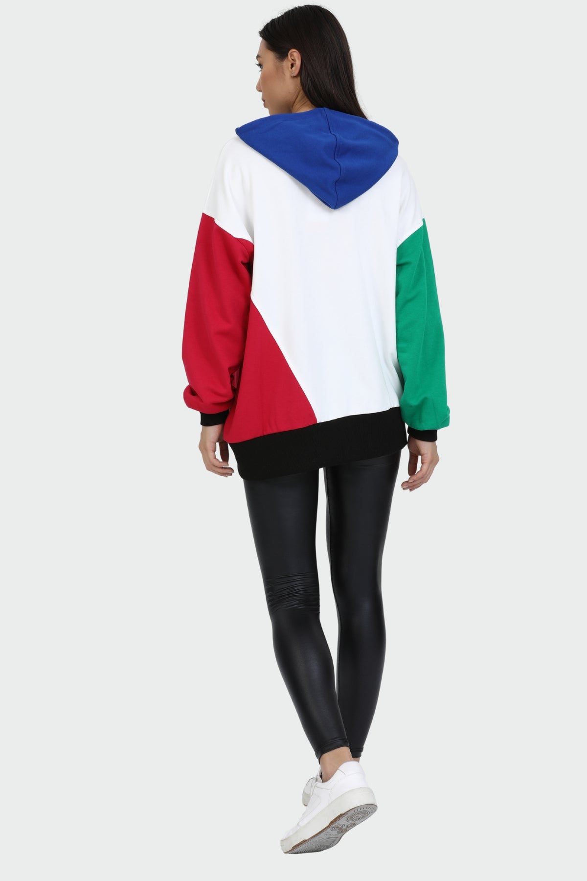 Zipper Accessorized Sweatshirt