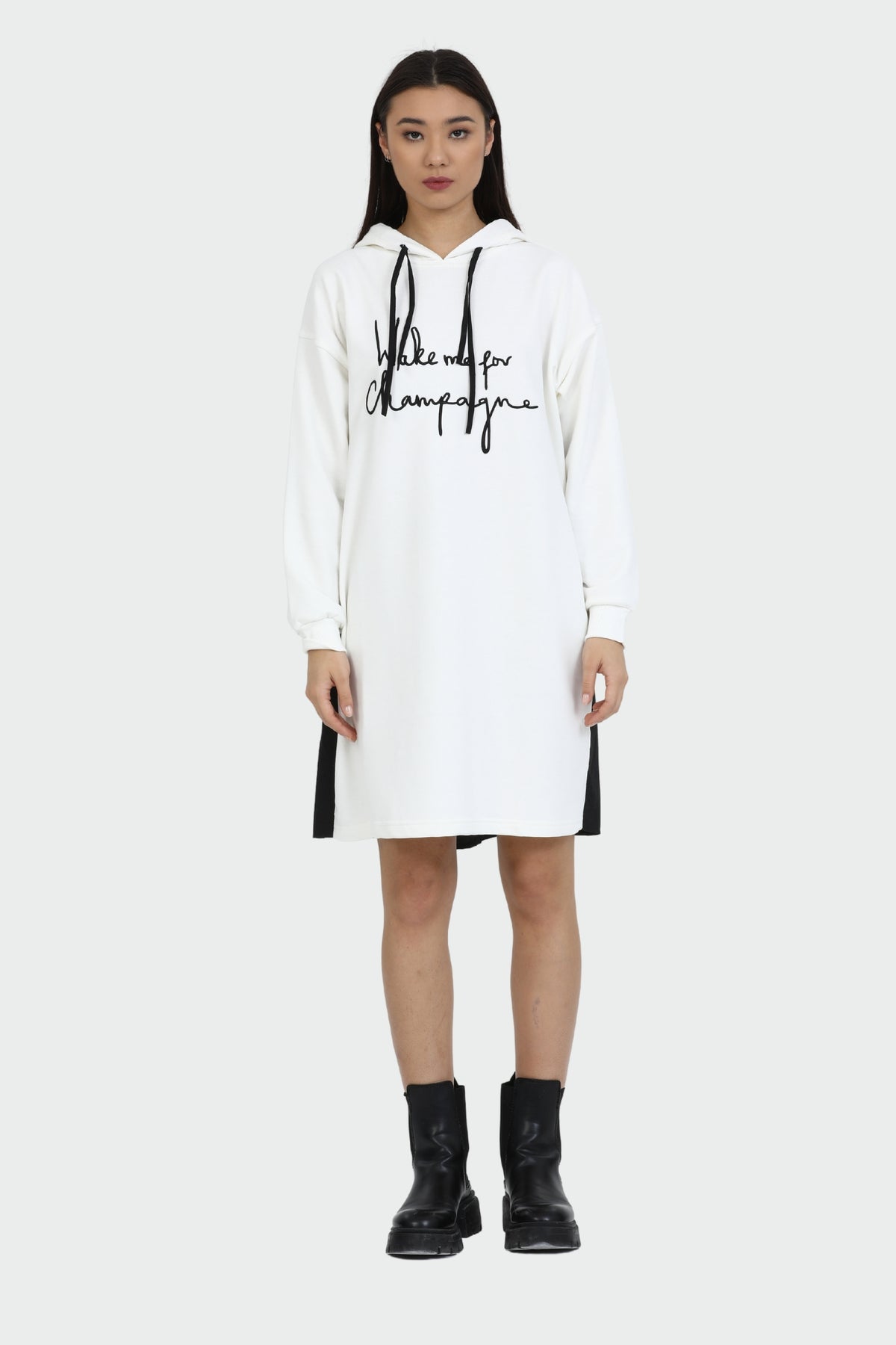 Hoodie Tunic Sweat Dress