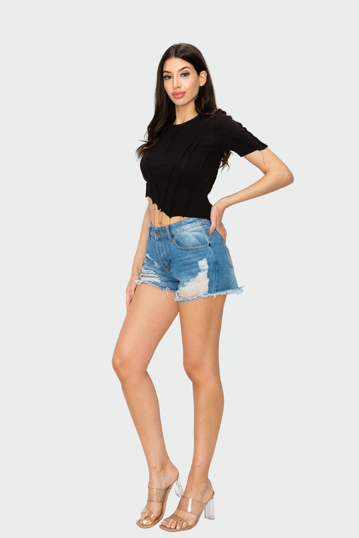 Asymmetric Crop Top