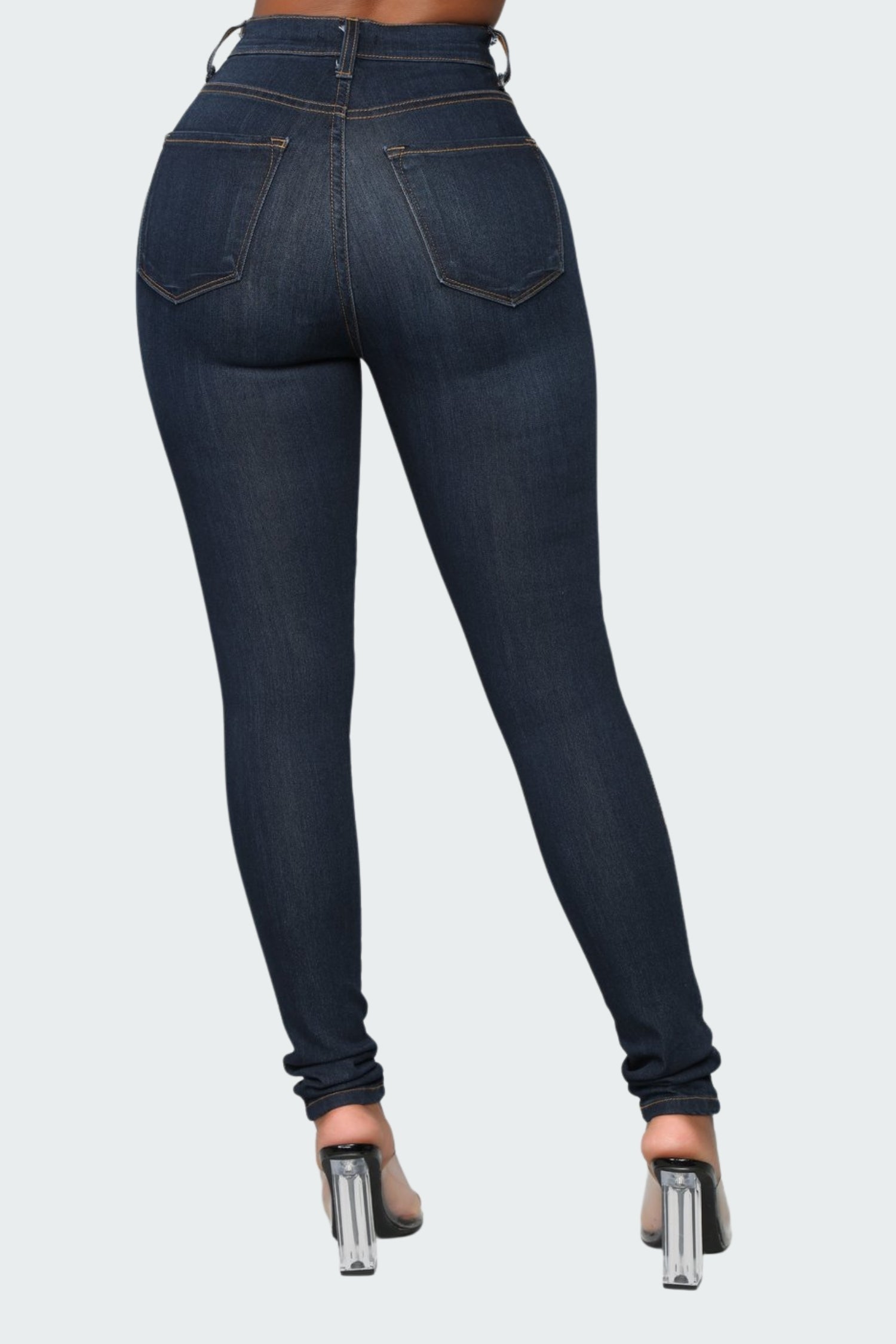Classic Mid Rise Skinny Jeans