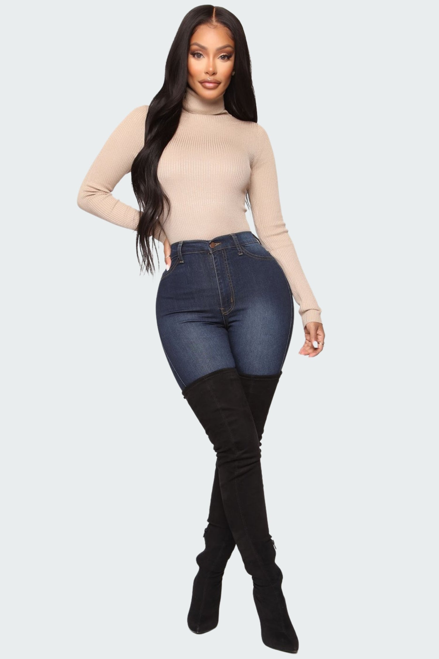 Classic Mid Rise Skinny Jeans