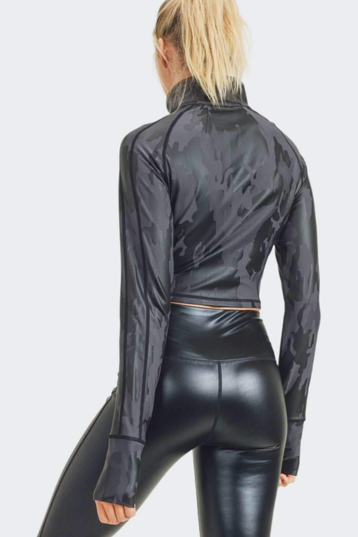 Cropped Raglan Jacket