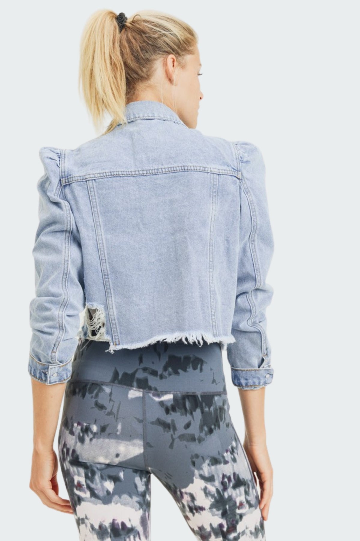 Distressed Denim Jacket